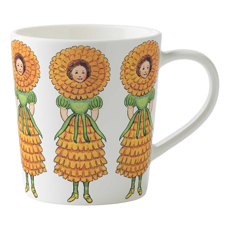 Elsa Beskow Krus med Håndtak 40 cl, Ringblomst
