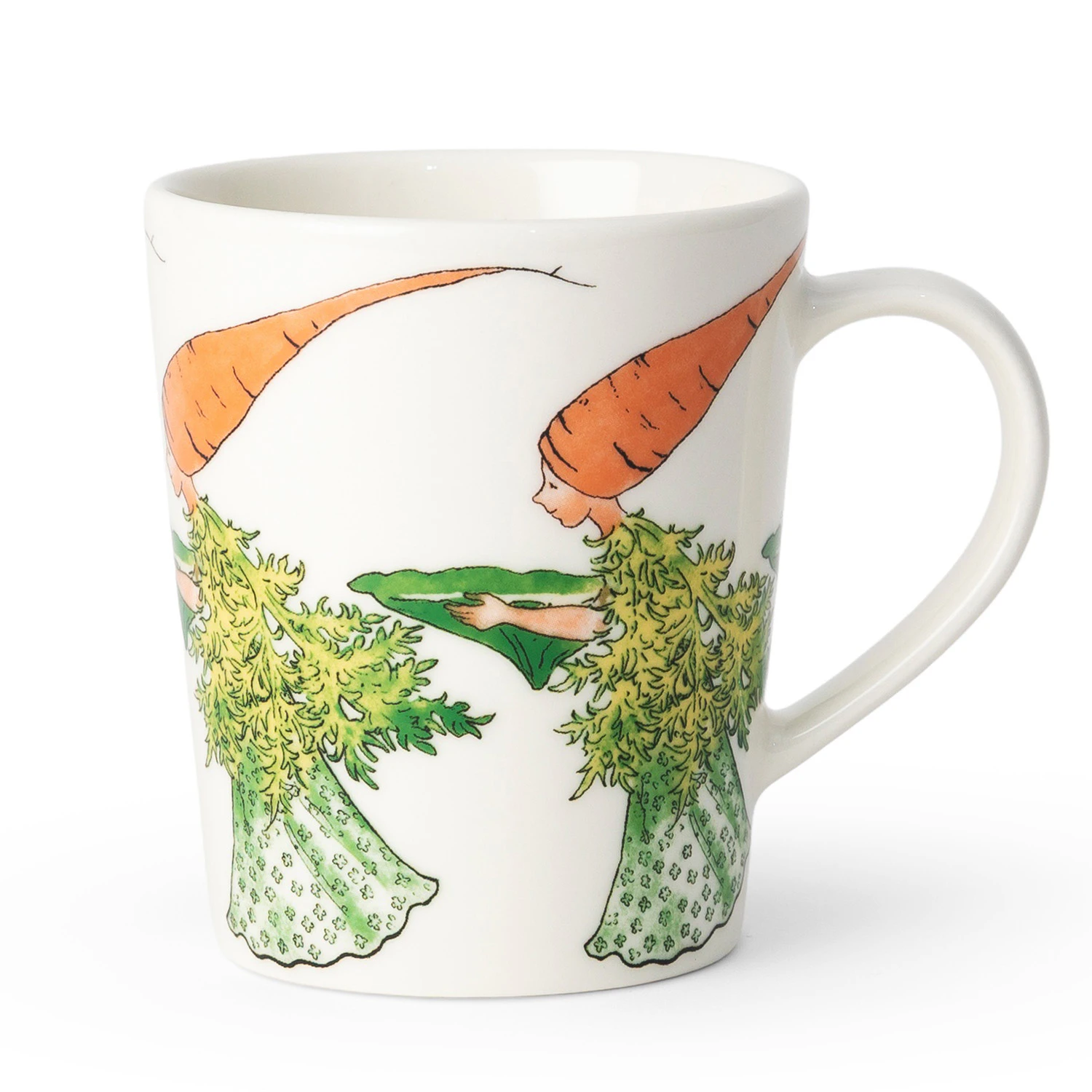 Design House Stockholm Elsa Beskow Krus 28 Cl Carrot -  Kaffekopper Benporselen Multi - 3561-0100