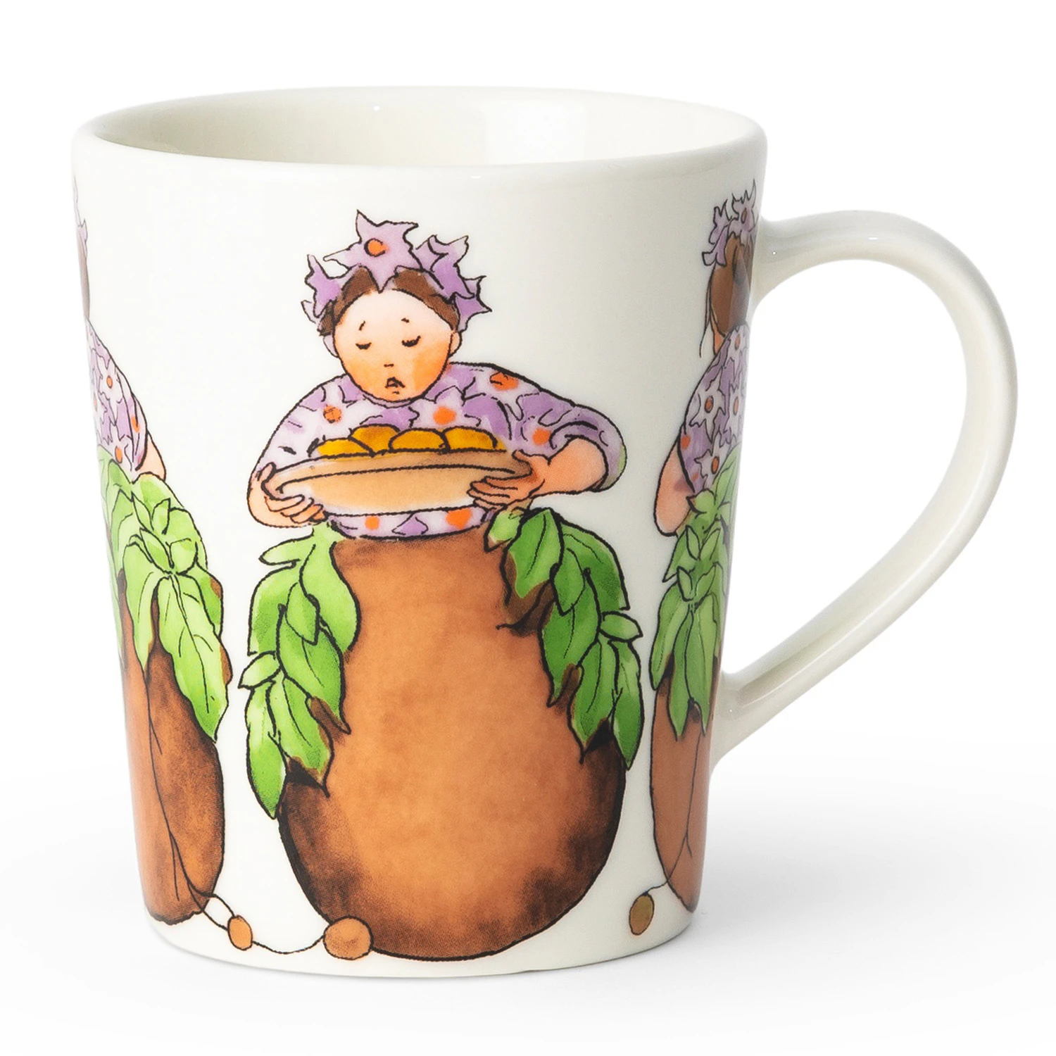 Design House Stockholm Elsa Beskow Krus 28 Cl Mrs Potato -  Kaffekopper Benporselen Multi - 3558-0100