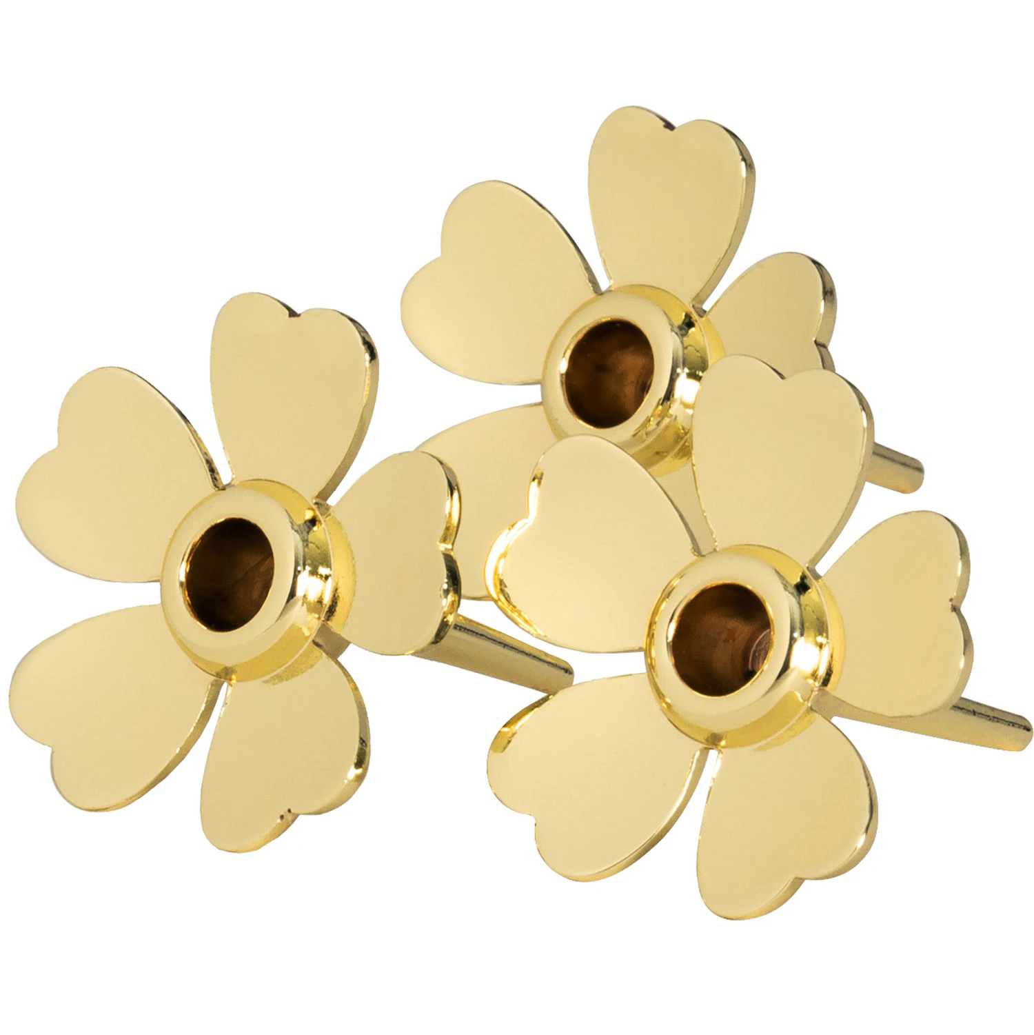 Design House Stockholm Me To You Lysestake 3-pk Belagt -  Lysestaker Belagt Gull - 2752-8800