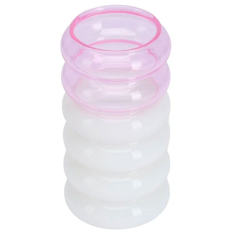 Bubble Vase & Lysestake 2-in-1, Rosa