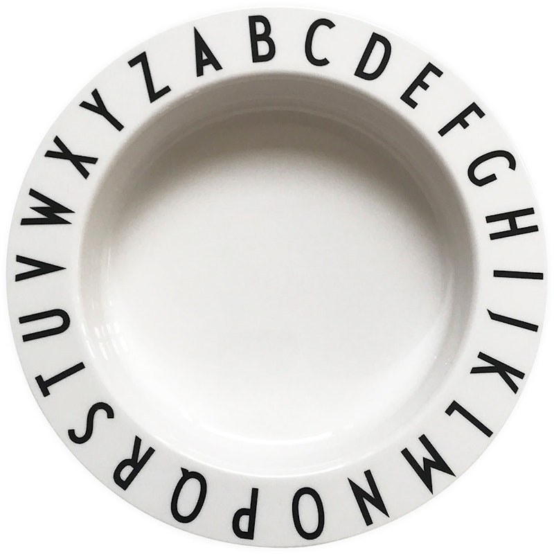 Eat & Learn Dyp Tallerken, Hvit