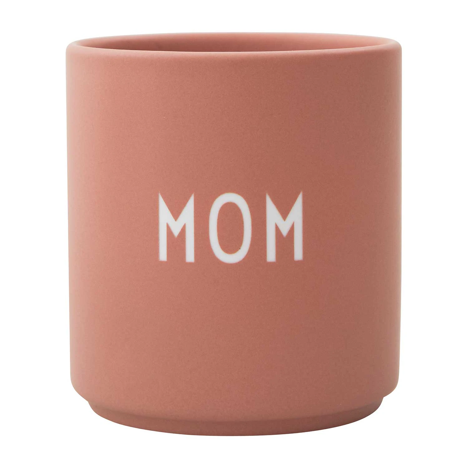 Design Letters Favourite Kopp 25 Cl Mom -  Kaffekopper Benporselen Gr&oslash;nn - 10101002NUDEMOM