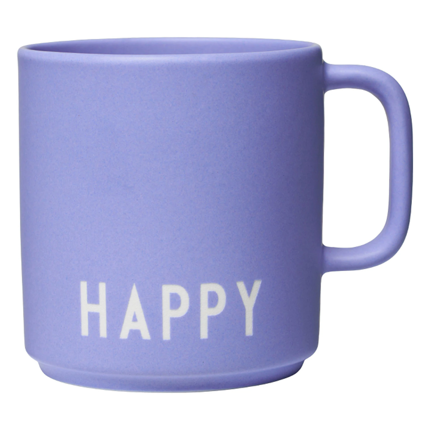 Design Letters Favourite Kopp Med H&aring;ndtak 25 Cl Happy -  Kaffekopper Benporselen - 10101008PAIRIHAPPY