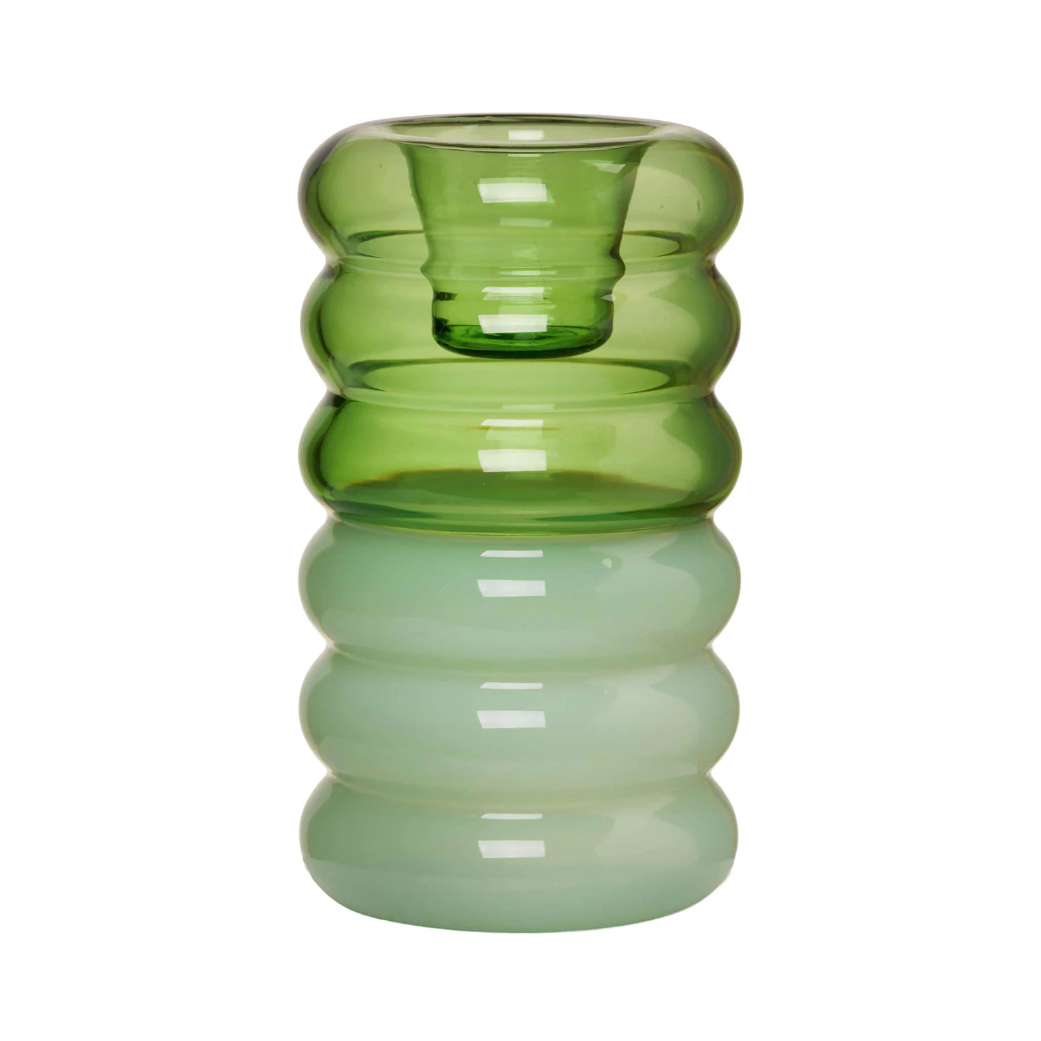 Design Letters Hoop Lysestake Green/milky Green -  Lysestaker Glass Gr&oslash;nn - 10101601GRNMILKGRN