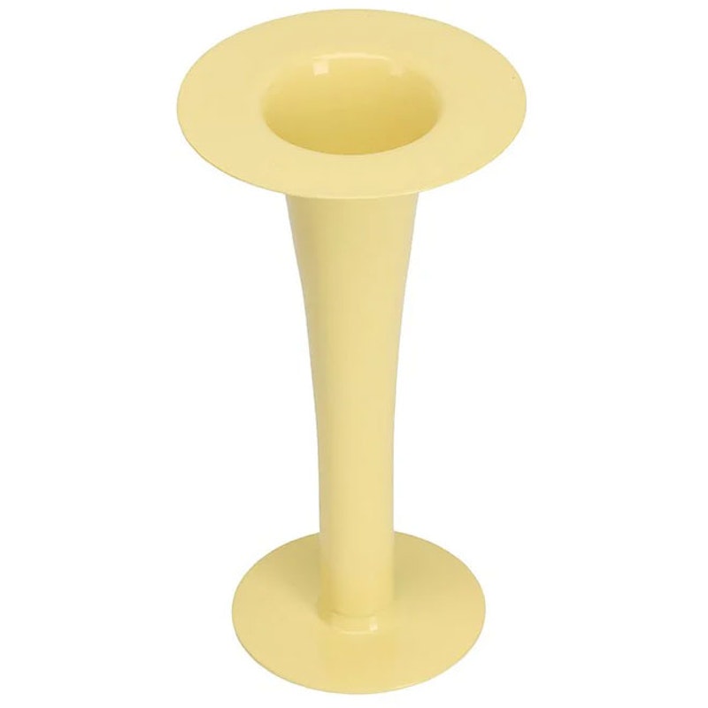 Trumpet Vase & Lysestake 2-in-1, Gul