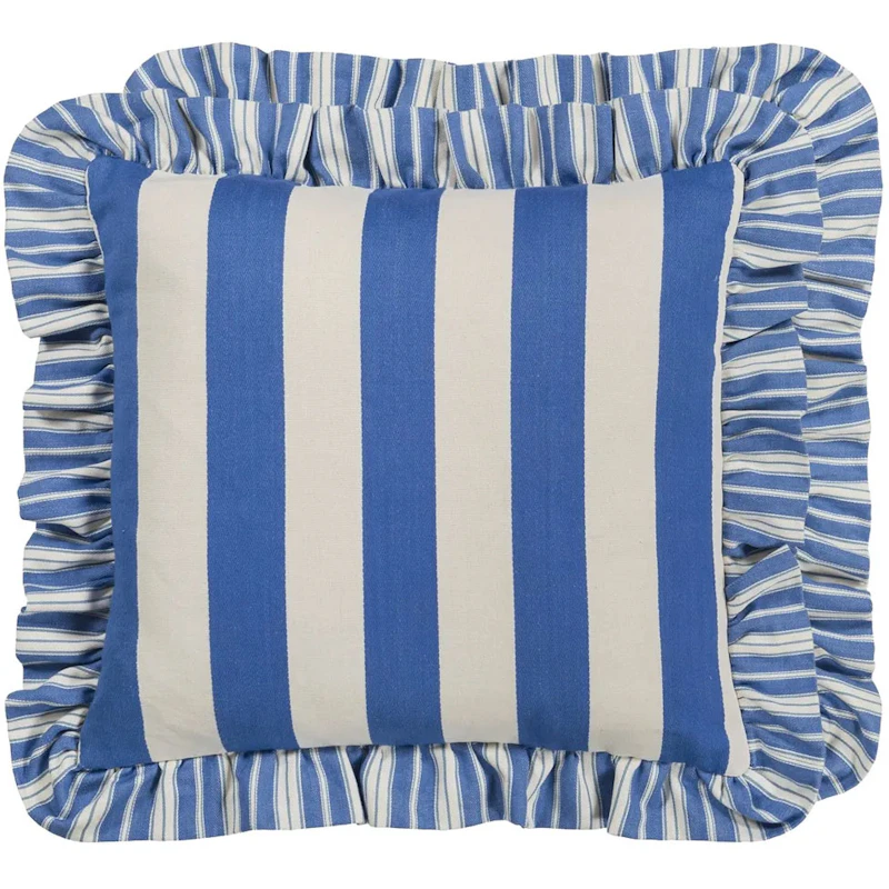 Berkeley Stripe Pute 43x43 cm, Cobalt