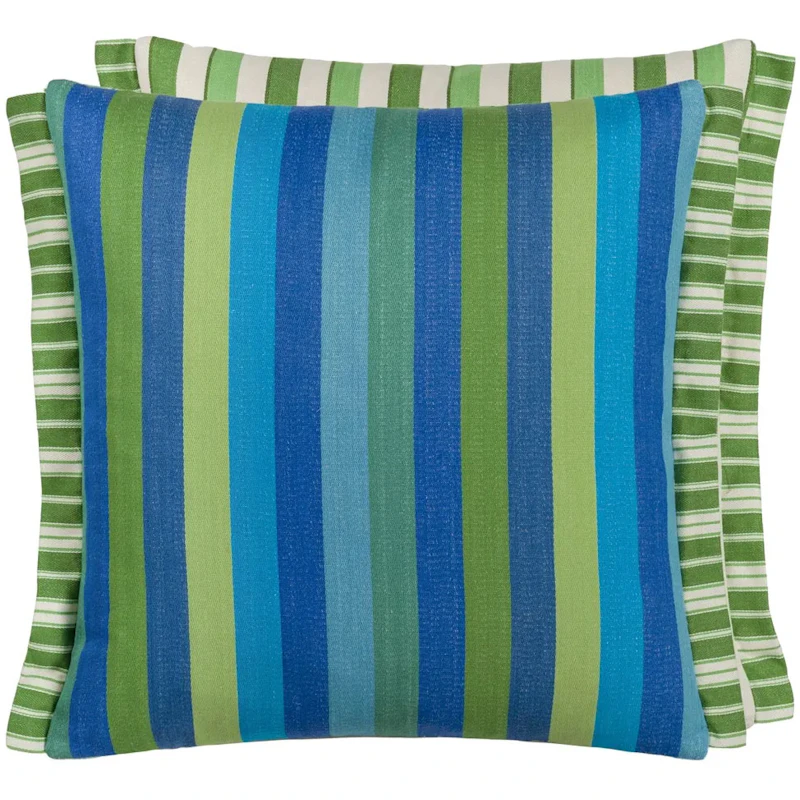 Cork Street Stripe Pute 43x43 cm, Cobalt