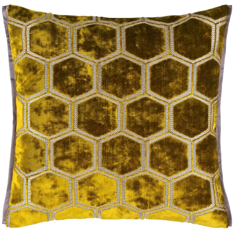 Manipur Pute 43x43 cm, Ochre