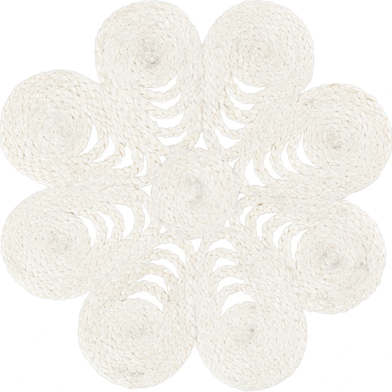 Elin Anemone Spisebrikke 40 cm, Hvit