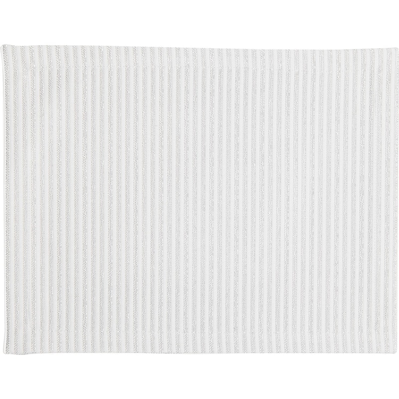 Narrow Stripe Spisebrikke 35x45 cm, Hvit