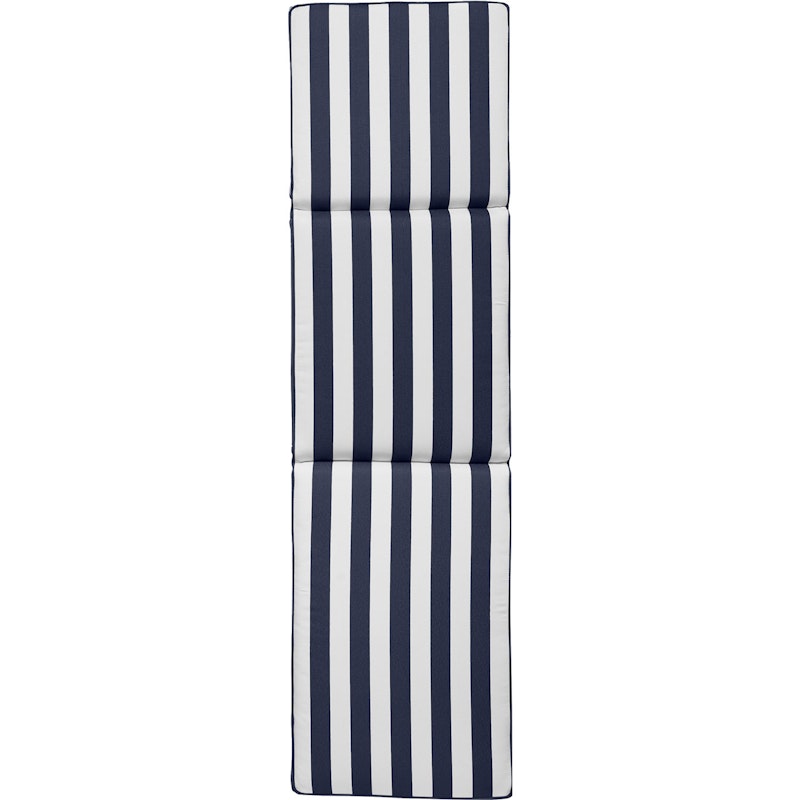 Wide Stripe Solstolpute 50x186 cm, Marineblå