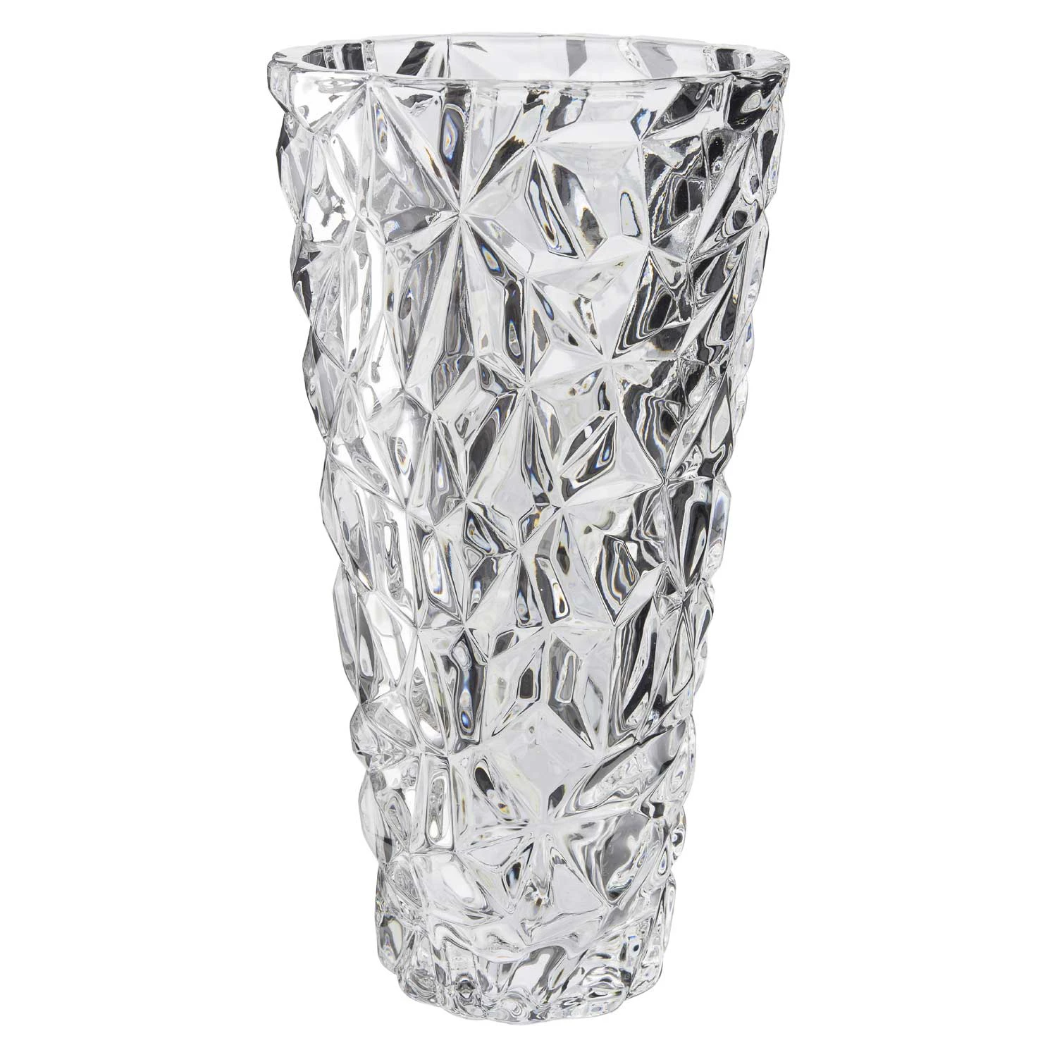 Dorre Elegant Kjegleformet Vase 25,5 Cm -  Vaser Glass Klar - 5-8241