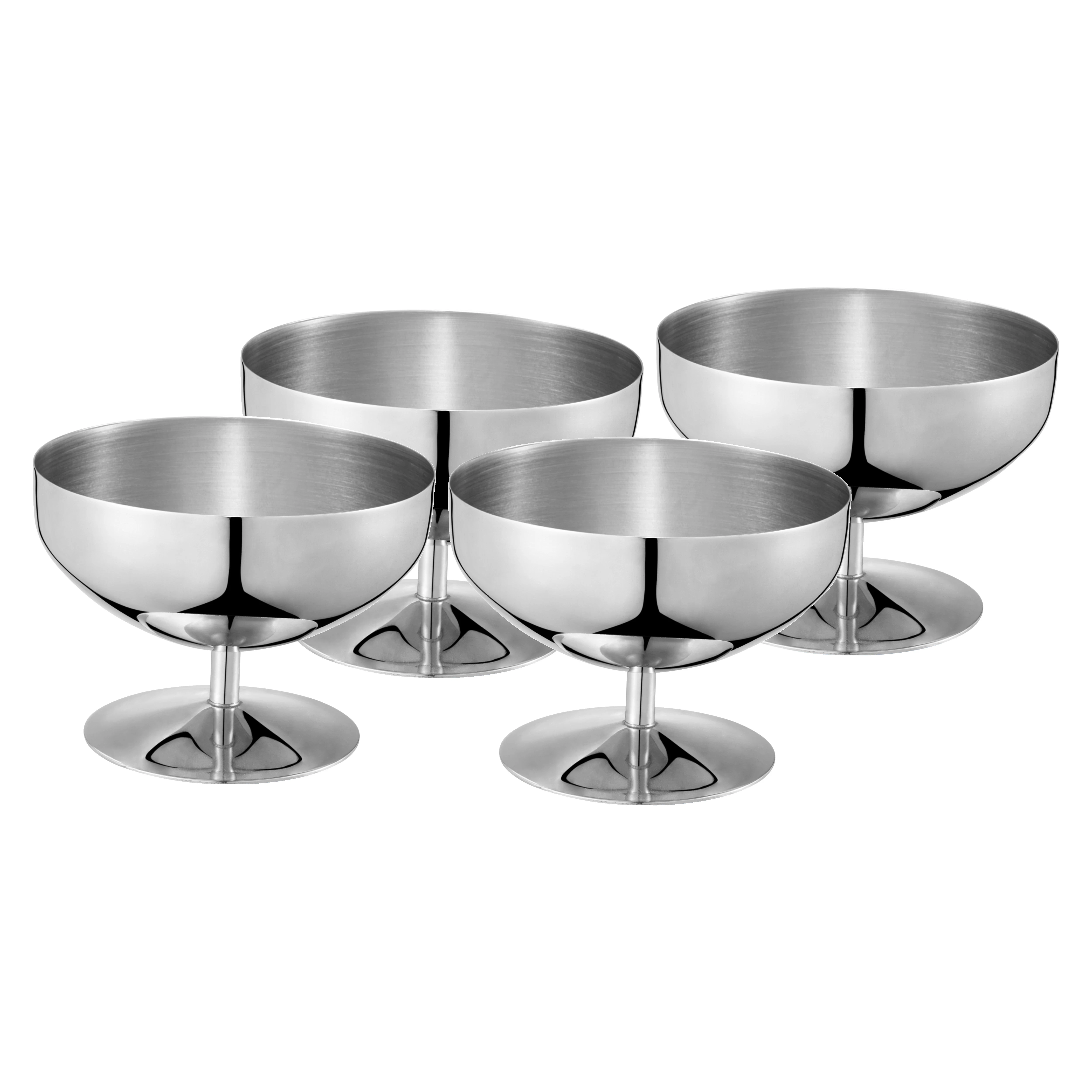 Dorre Daysi Ice Cream Goblet Stainless Steel 4-pack 7,5 Cm -  Dessertsk&aring;ler Rustfritt st&aring;l - 7-0125
