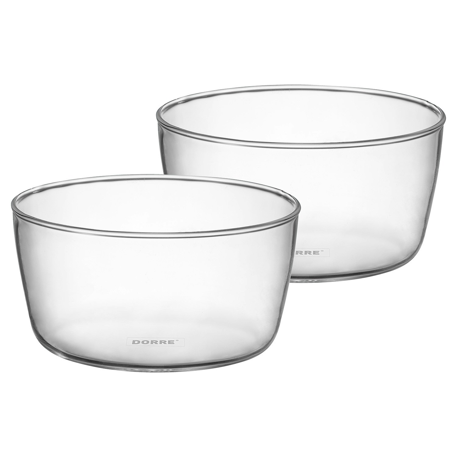 Dorre Seria Serveringssk&aring;l &Oslash;10 Cm 2-pk -  Serveringssk&aring;ler Glass Klar - 5-9184