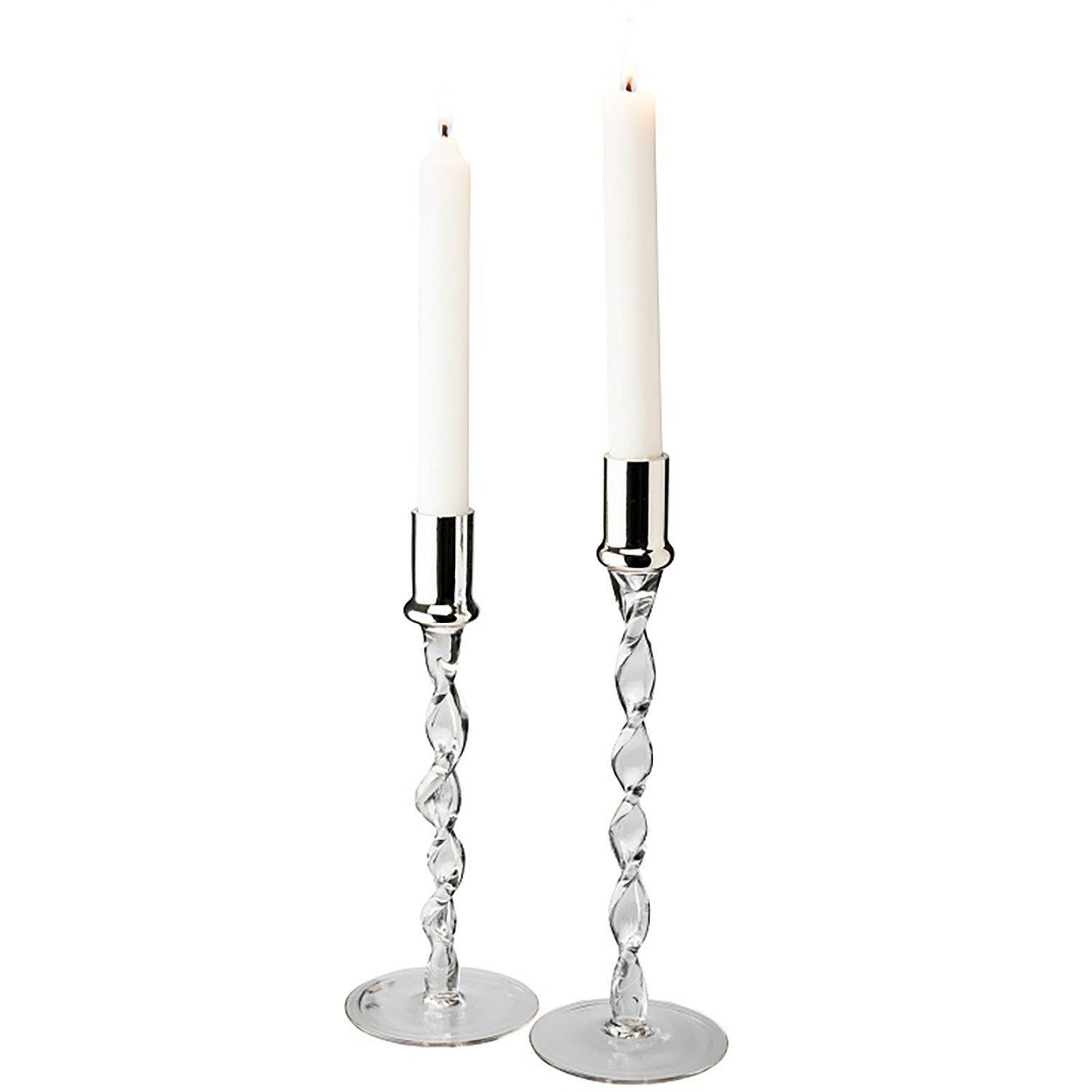 Dorre Twist Lysestake 2-pk -  Lysestaker Glass Klar - 5-8319