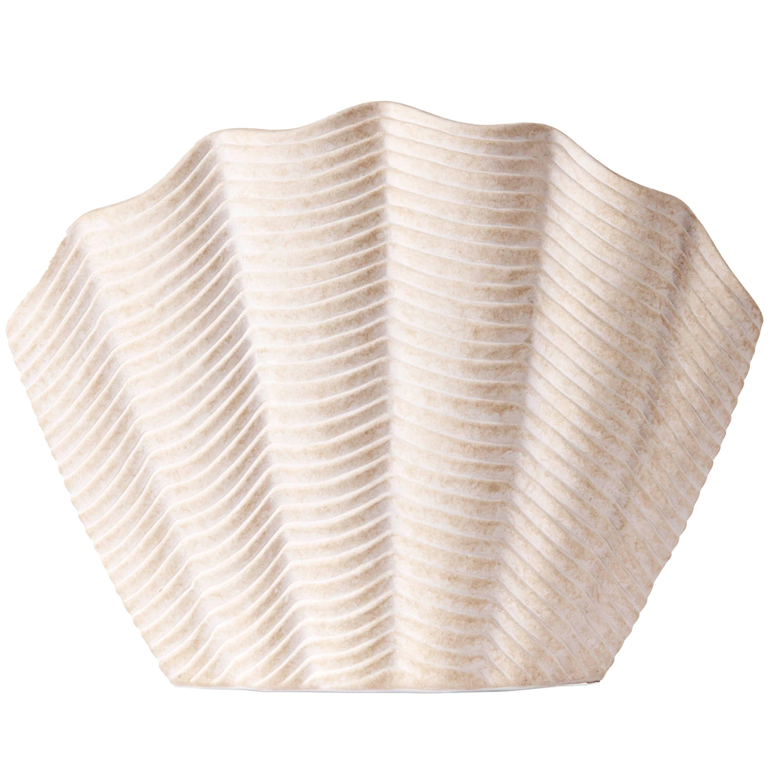 Dusty Deco Concha Vase Stor 26 Cm  -  Vaser Keramikk Hvit - DD40000043