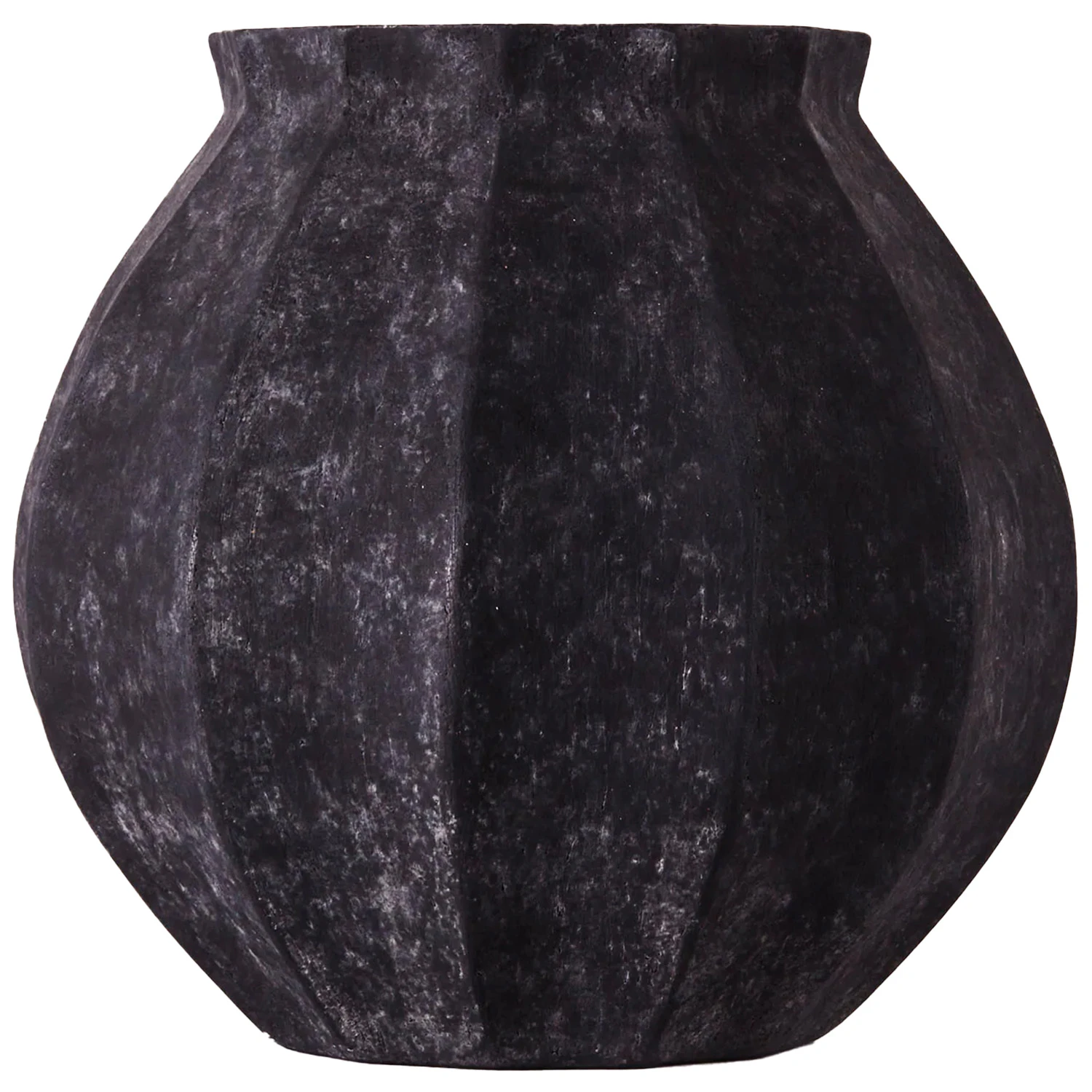 Dusty Deco Wedges Vase  -  Vaser Keramikk Sort - DD40000062
