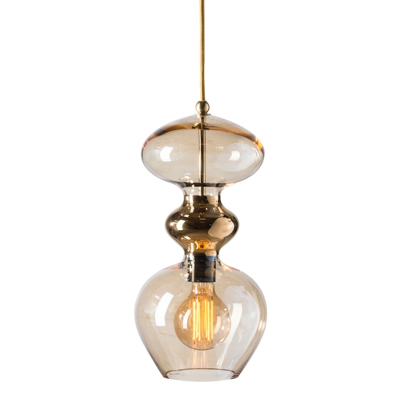 Futura Taklampe Ø18 cm, Golden Smoke