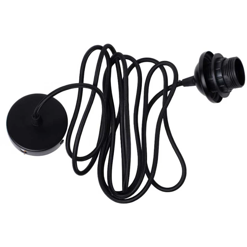 Edgeform Kabelholder Til Pendel Med Takbaldakin 300 cm, Sort