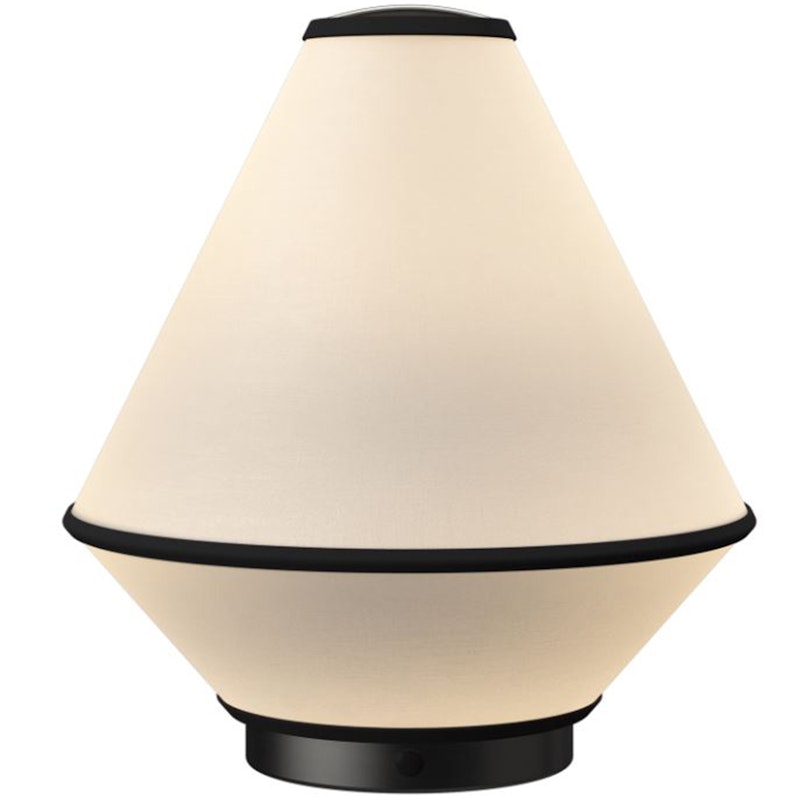 Tafta Bordlampe Portabel, Sort/Off-white