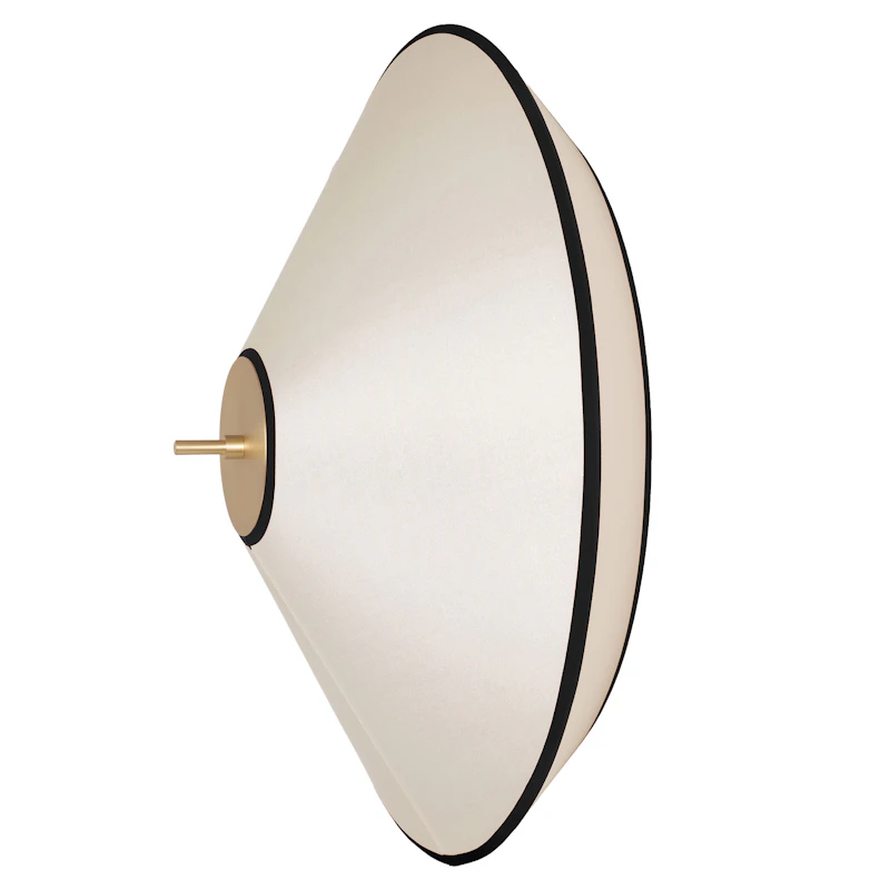 Tafta Vegglampe Ø52 cm, Sort / Off-white