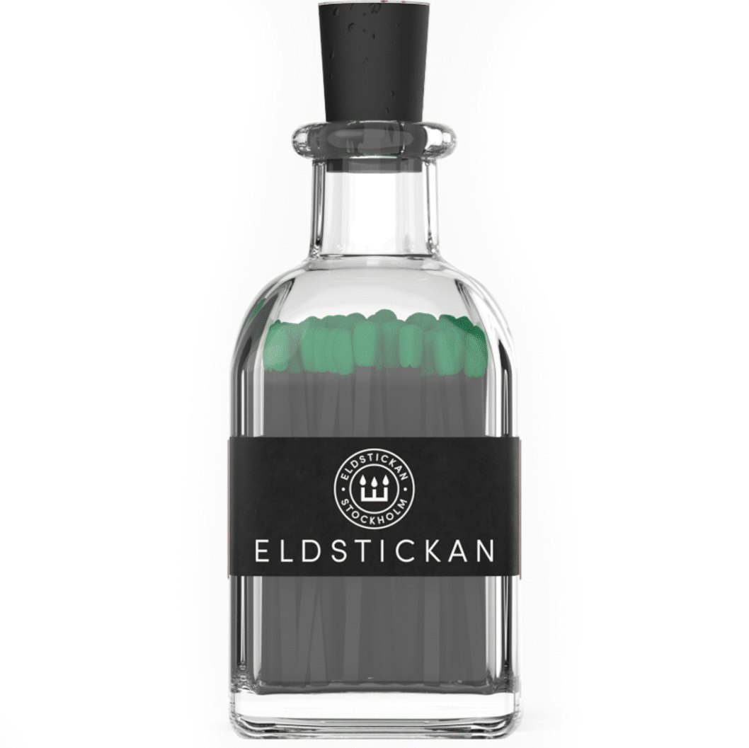 Eldstickan Fyrstikkeske Liten Emerald -  Tilbeh&oslash;r Lysestaker & Lyslykter Glass Smaragd - EL15