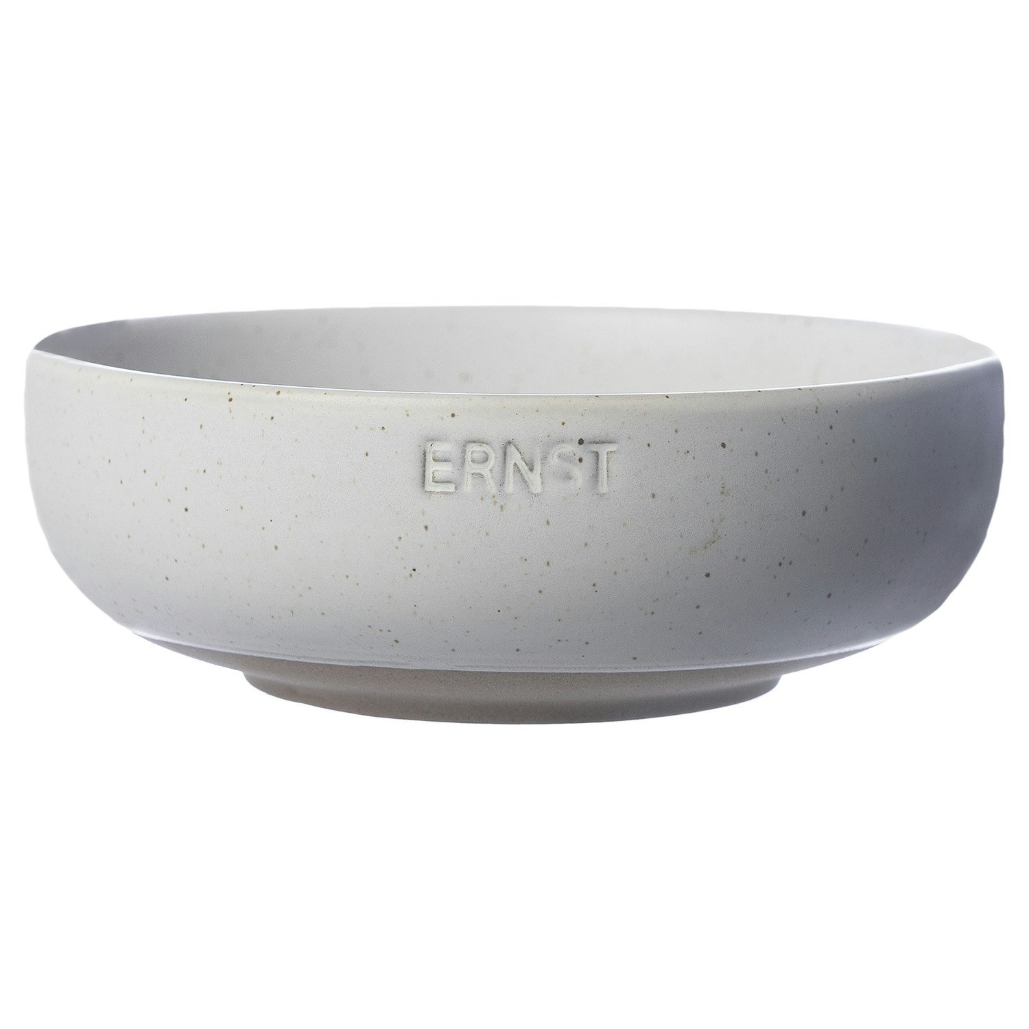 Ernst Sk&aring;l &Oslash;14 Cm /Naturfarget -  Serveringssk&aring;ler Stengods Hvit - 246793