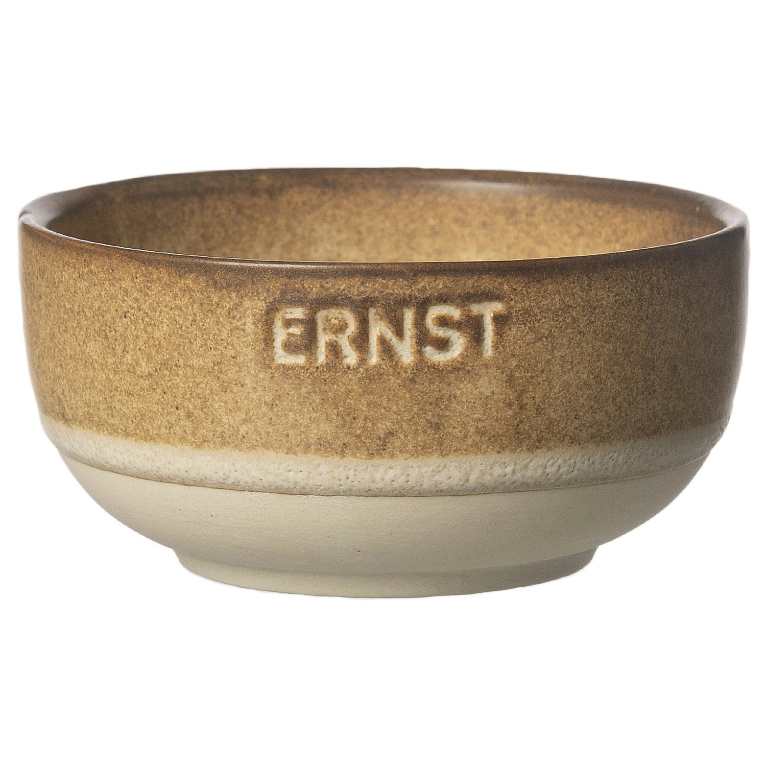 Ernst Sk&aring;l &Oslash;8 Cm /Natur -  Serveringssk&aring;ler Stengods Brun - 246788