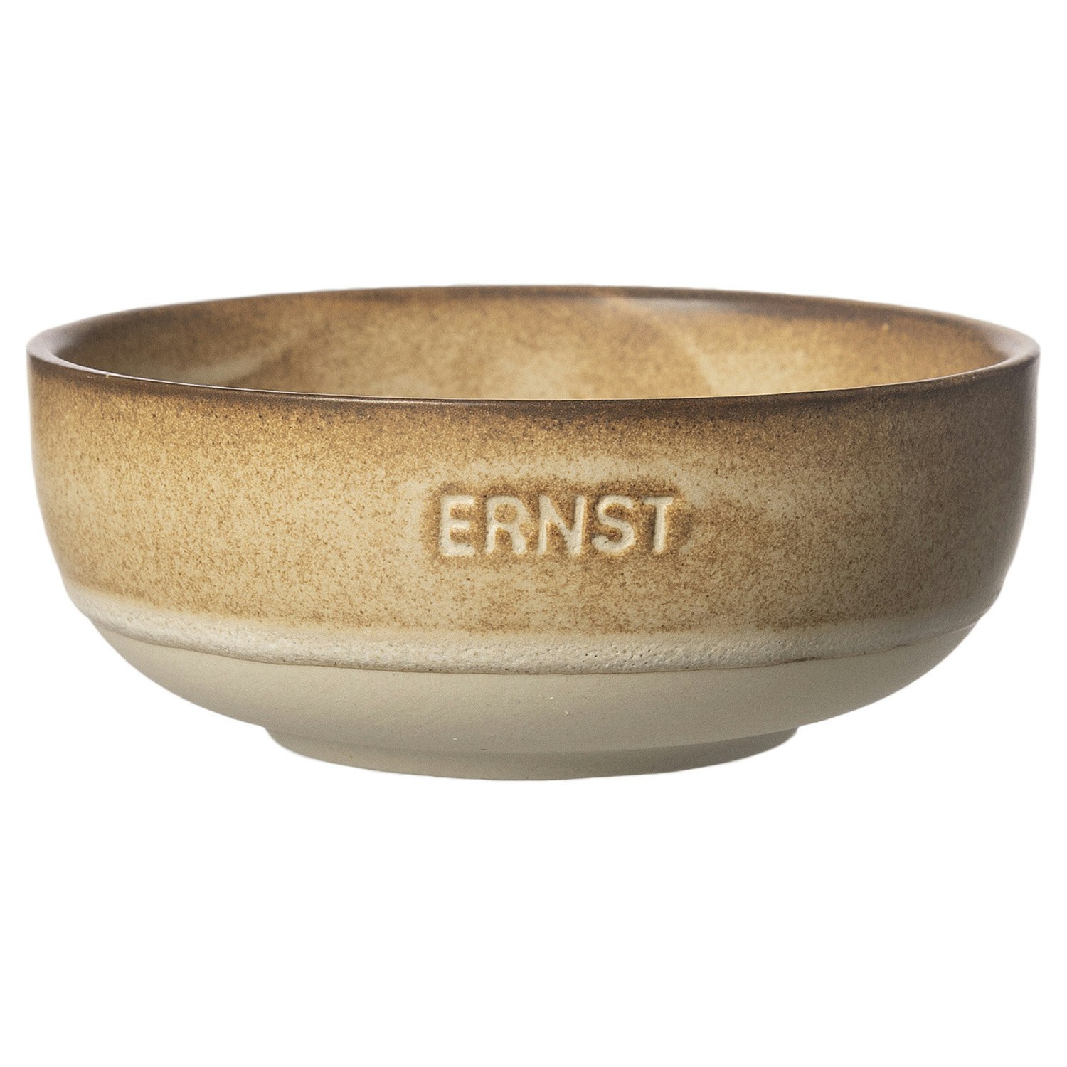 Ernst Sk&aring;l &Oslash;11 Cm /Naturfarget -  Serveringssk&aring;ler Stengods Brun - 246789
