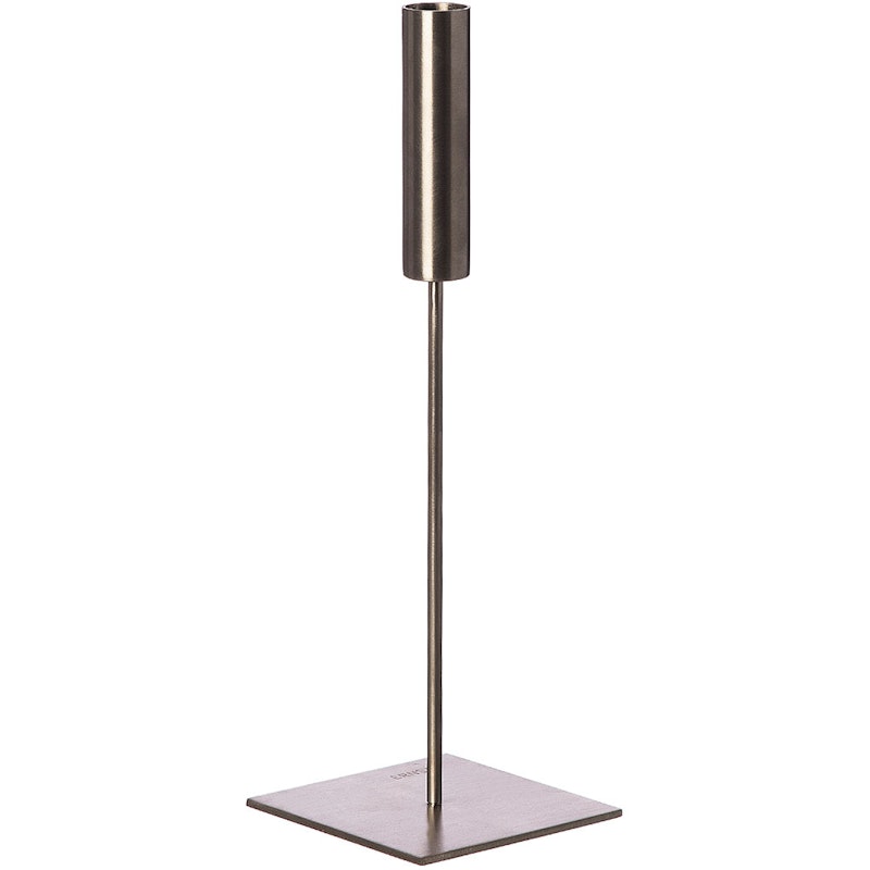 Lysestake Børstet Aluminium H30 cm