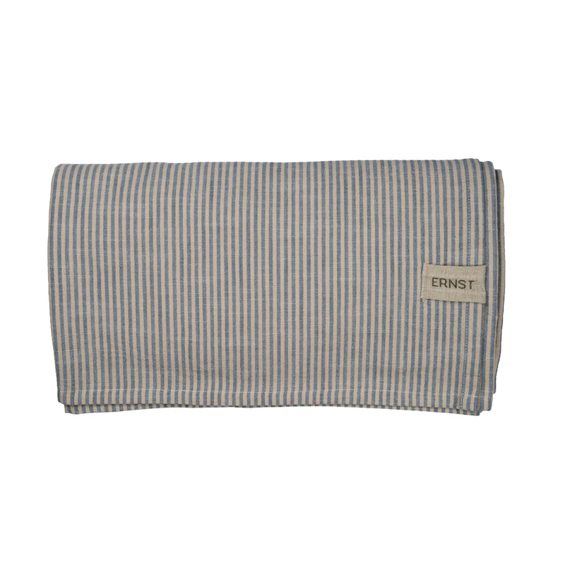 Duk 145x300 cm, Blå / Hvit