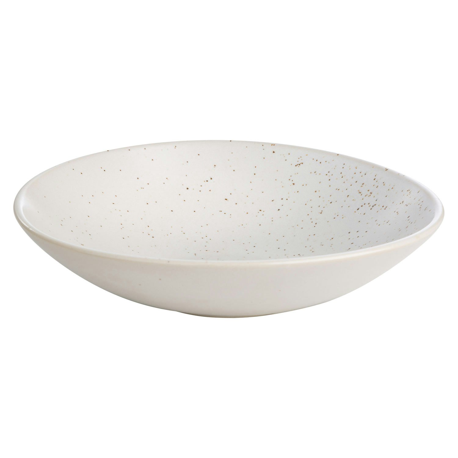 Ernst Dyp Tallerken Steingods 22 Cm    -  Dype tallerkener Stengods White-Spotted - 247754