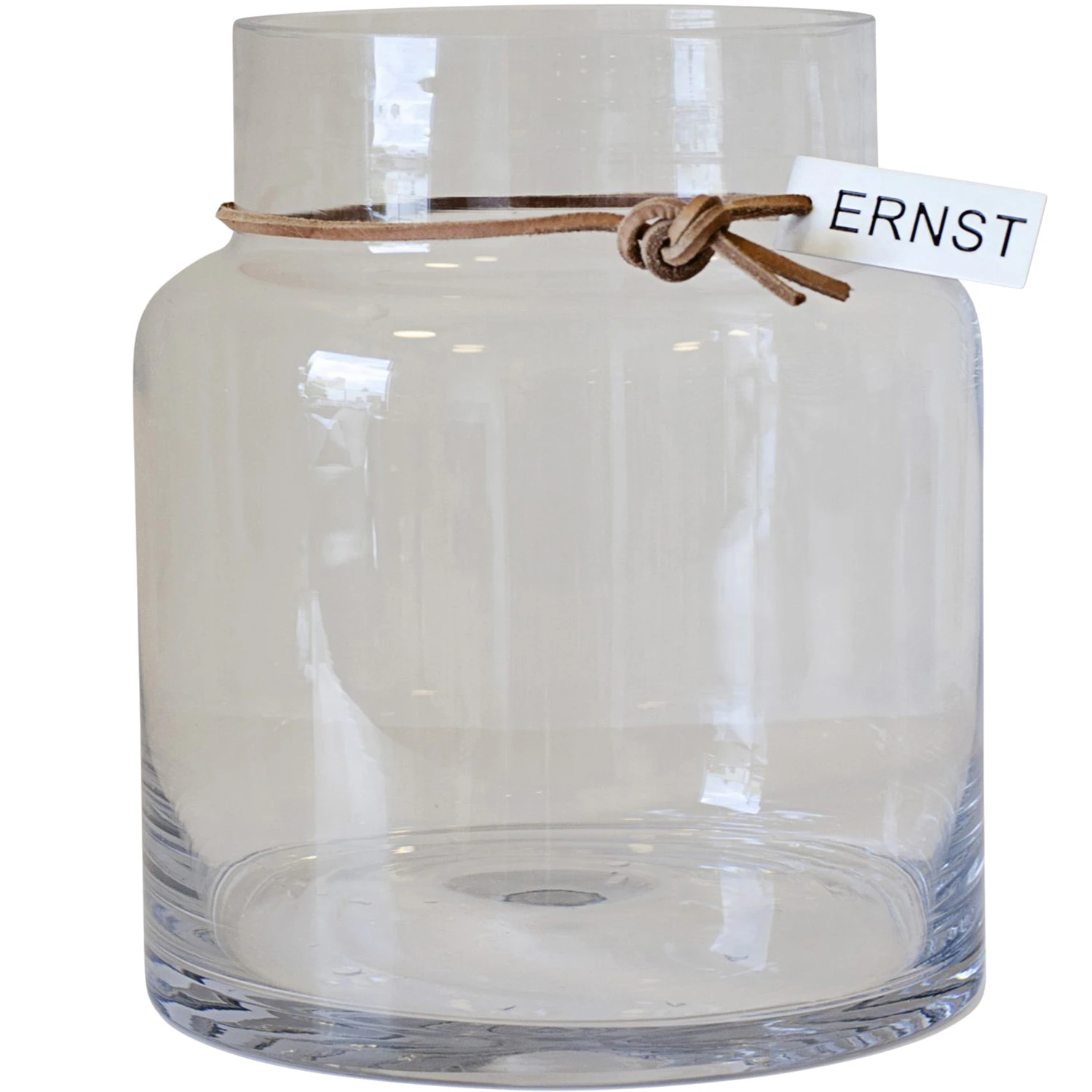 Ernst  Glassvase 18x12.5 Cm  -  Vaser Skinn Klar - 364420