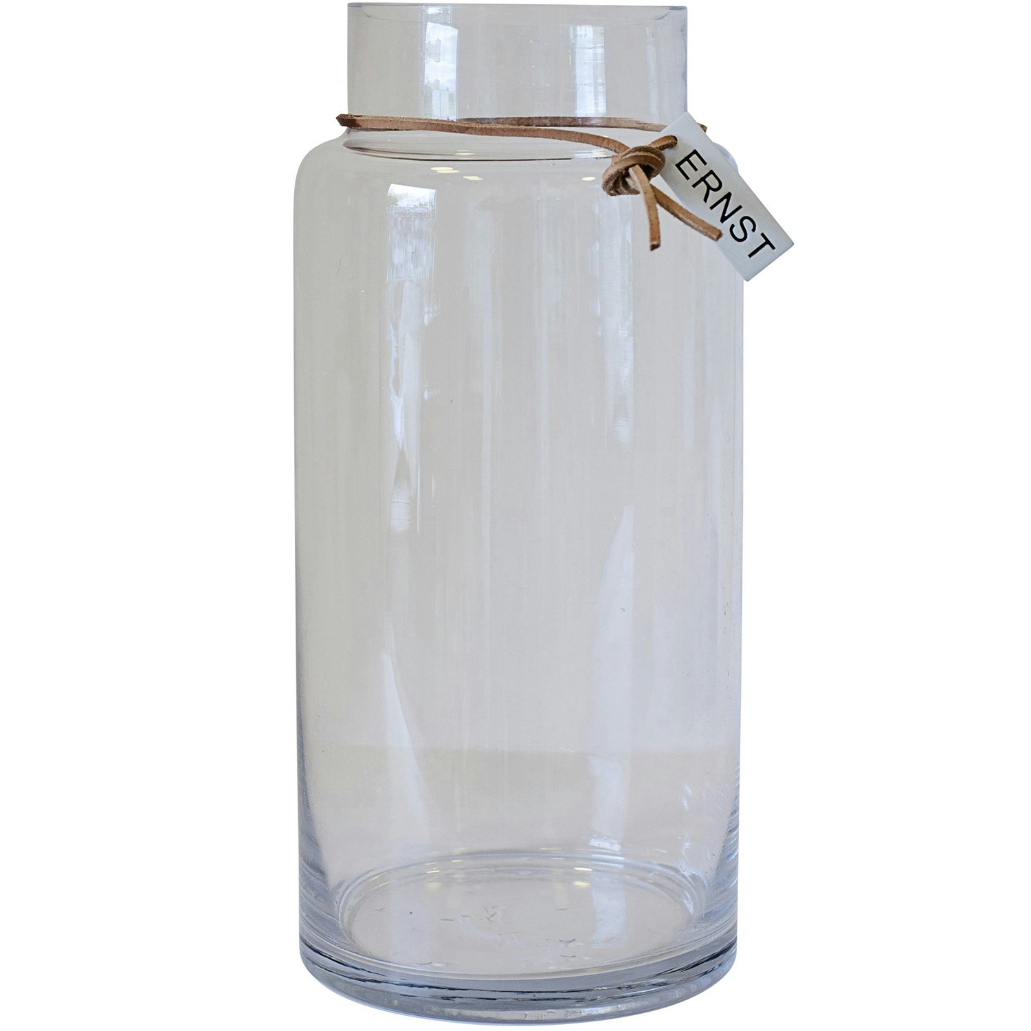 Ernst  Glassvase 33x11,5 Cm  -  Vaser Skinn Klar - 364422