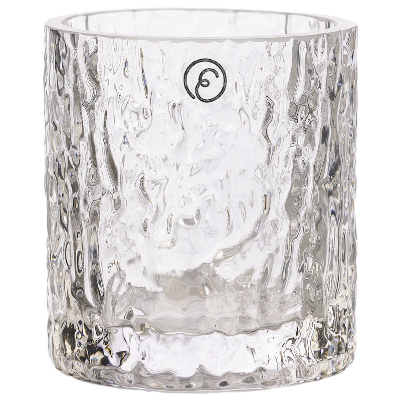 Glassvase / Lyslykte 6,5 cm