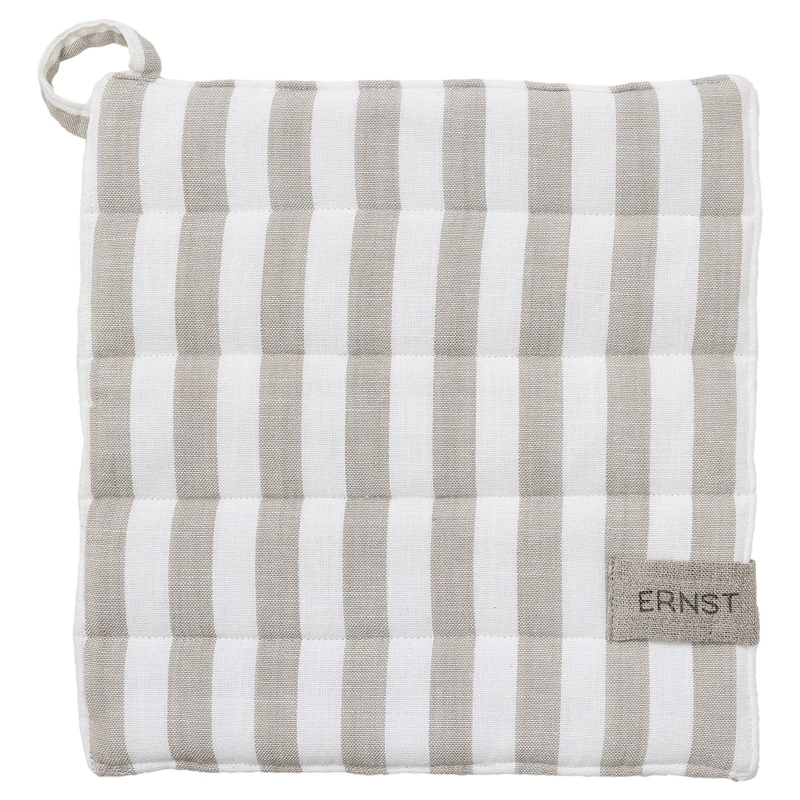 Gryteklut 23x25 cm, Hvit/Beige