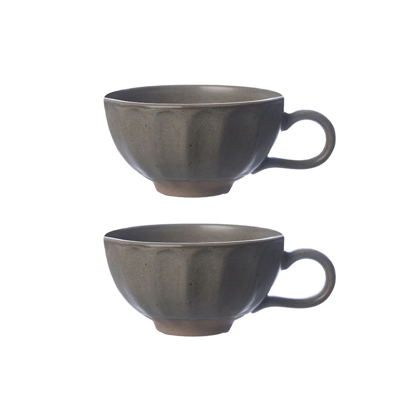 Kaffekopp 2-pk, Grå
