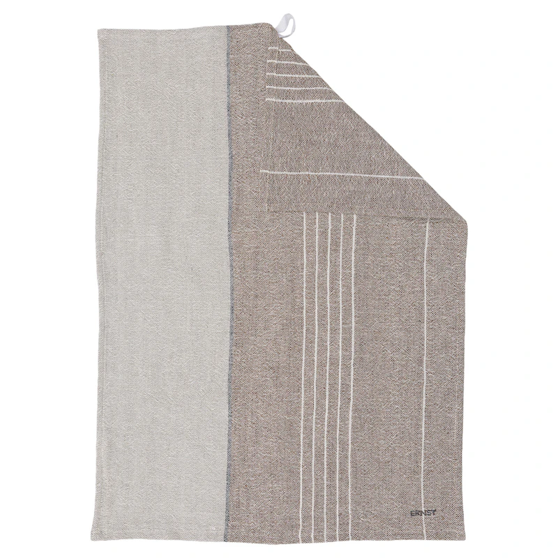 Kjøkkenhåndkle 50x70 cm, Karamellfarget/Naturfarget