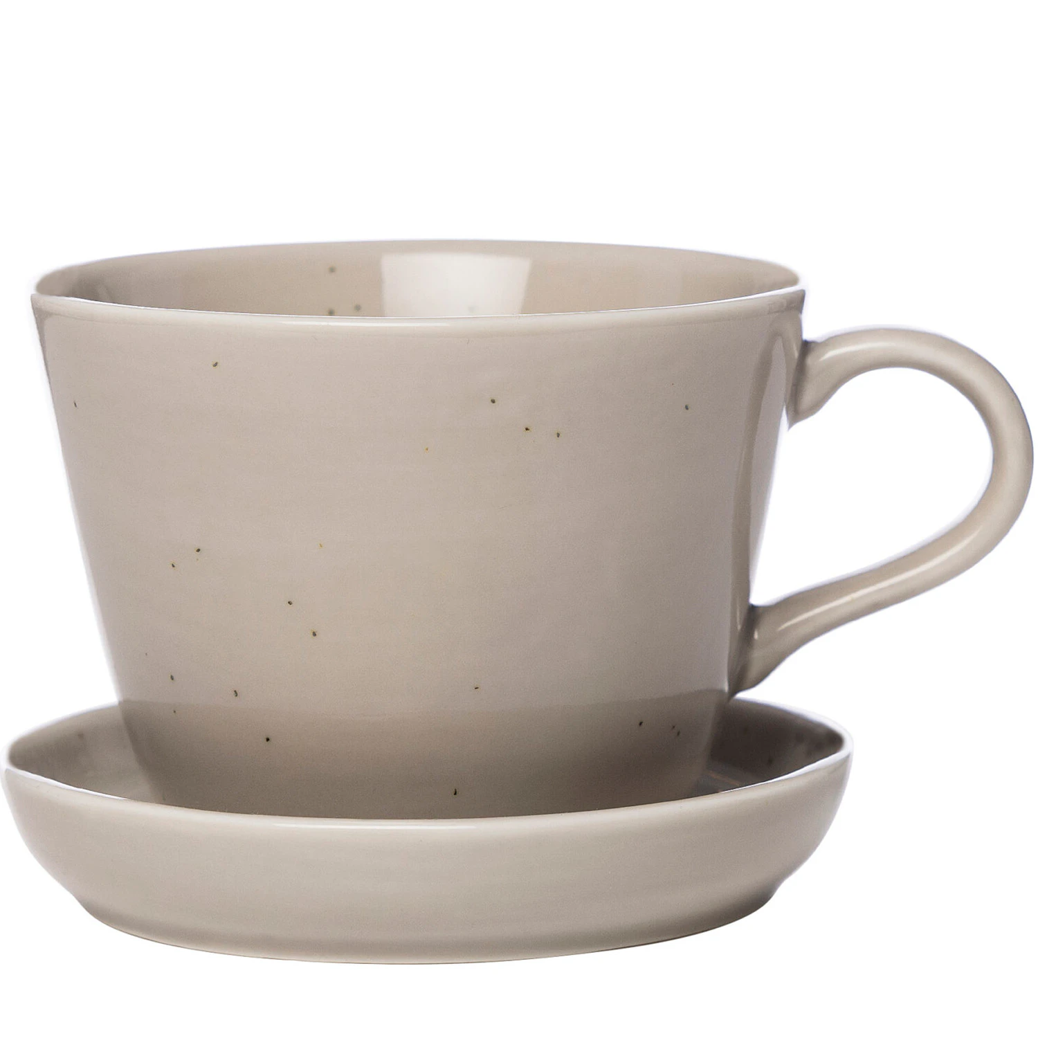 Ernst Kopp Med Sk&aring;l - Kaffekopper Porselen Sand - 246041