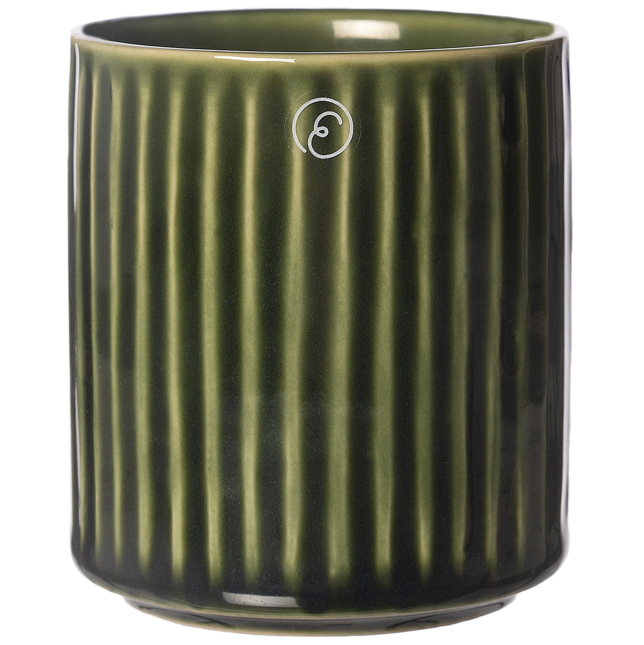 Ernst Krus Uten &Oslash;re 19 Cl  -  Kaffekopper Stengods Gr&oslash;nn - 246755