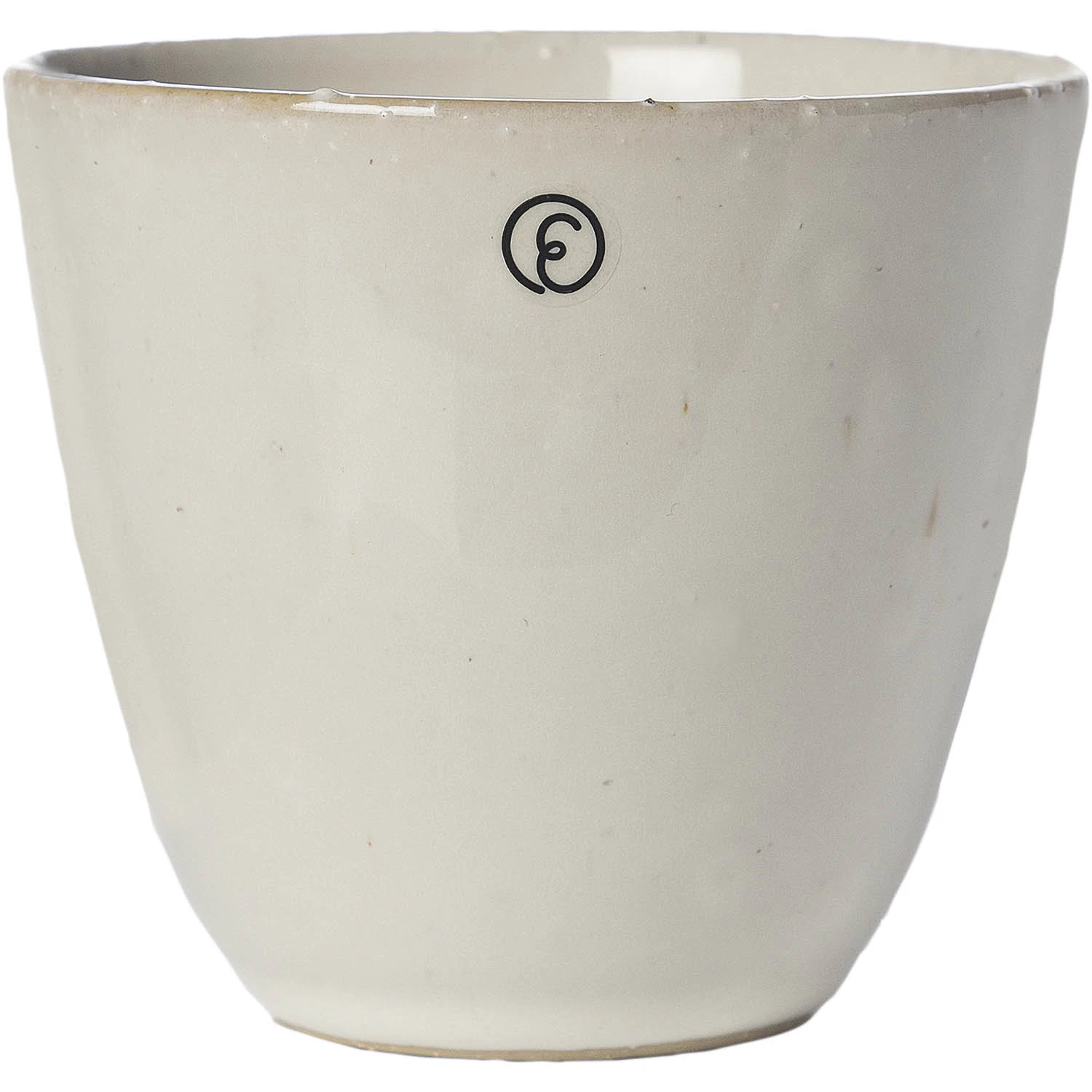 Ernst Krus Uten &Oslash;re 8 Cm -  Kaffekopper Stengods Natural White - 246775