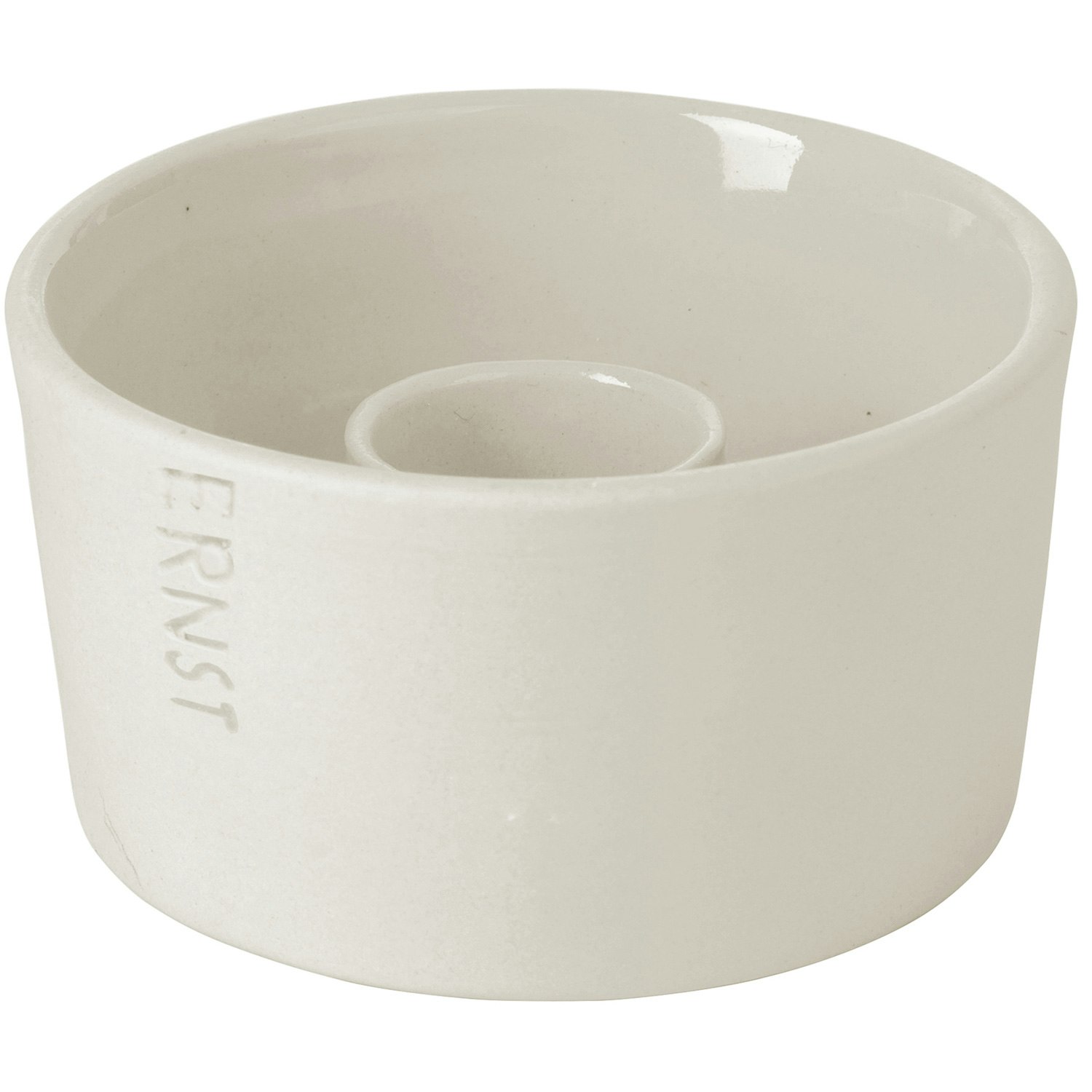 Ernst  Lyslykt For Kronelys &Oslash;9  -  Lyslykter Stengods Hvit - 270153