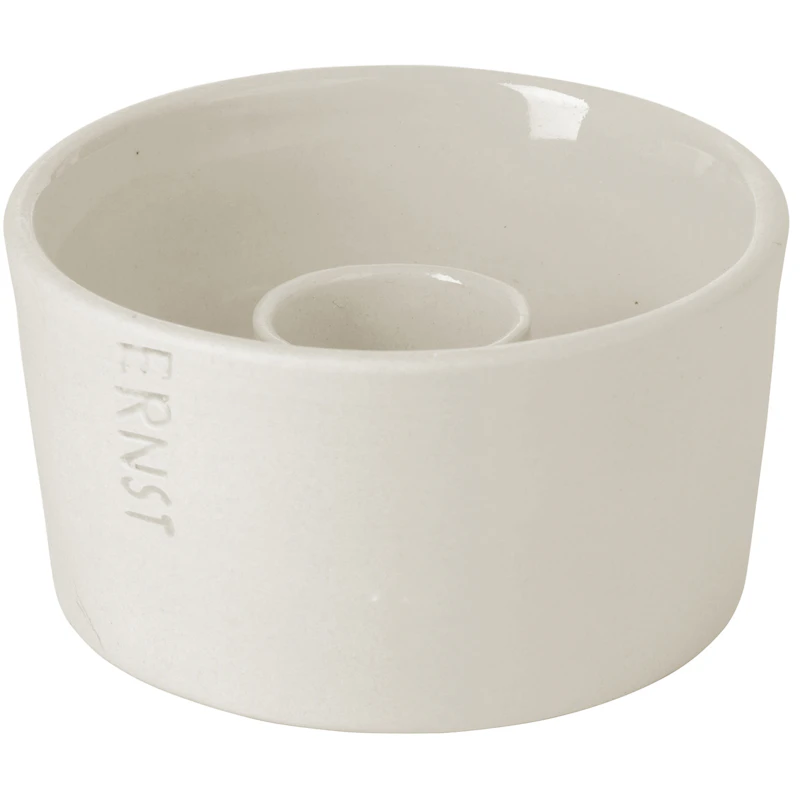 Ernst Lyslykt For Kronelys Ø9, Hvit