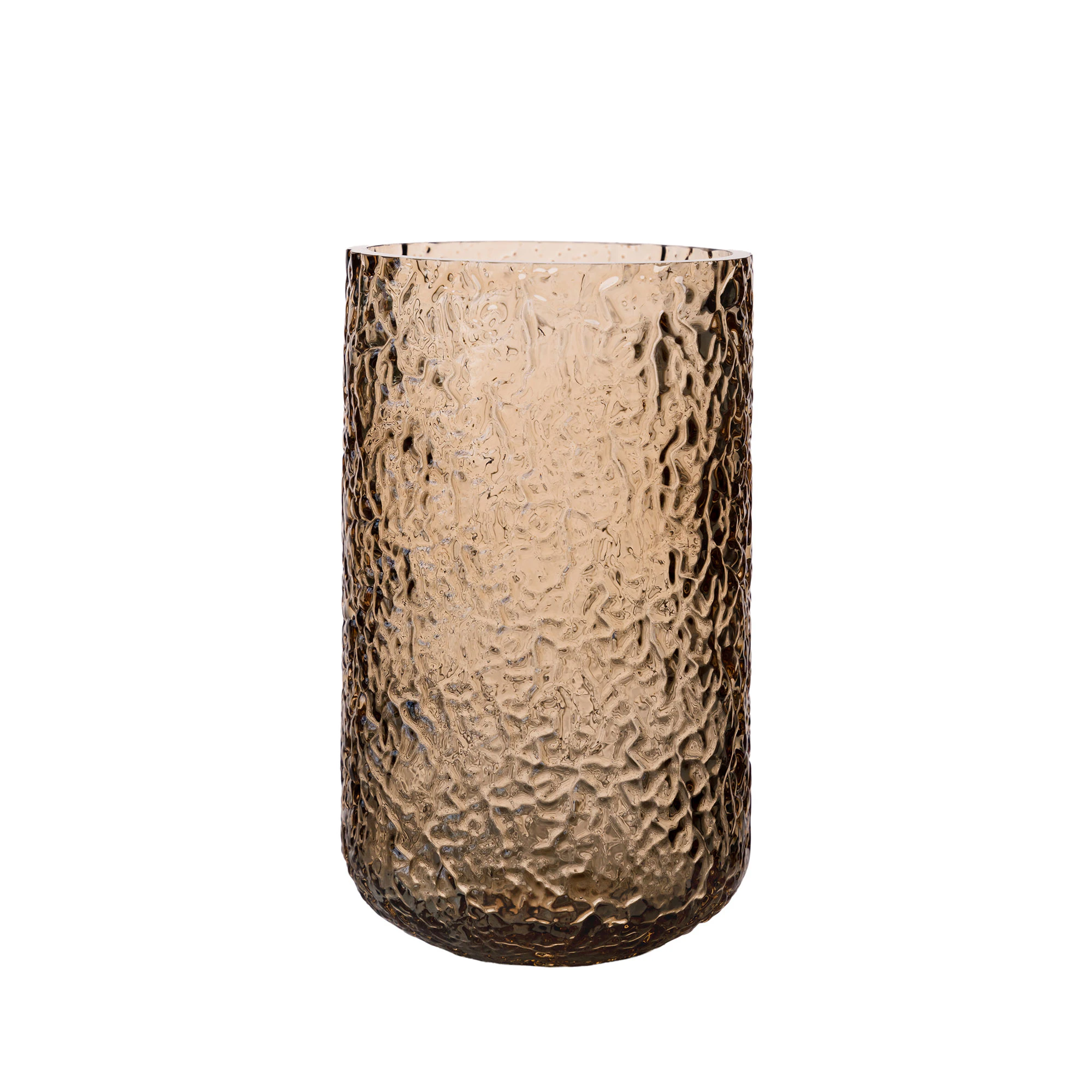 Ernst Lanterne 15 Cm -  Lyslykter Glass Amber - 371562