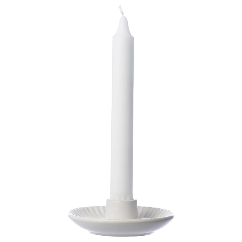 Lysestake Ø10,5 cm, Off-white