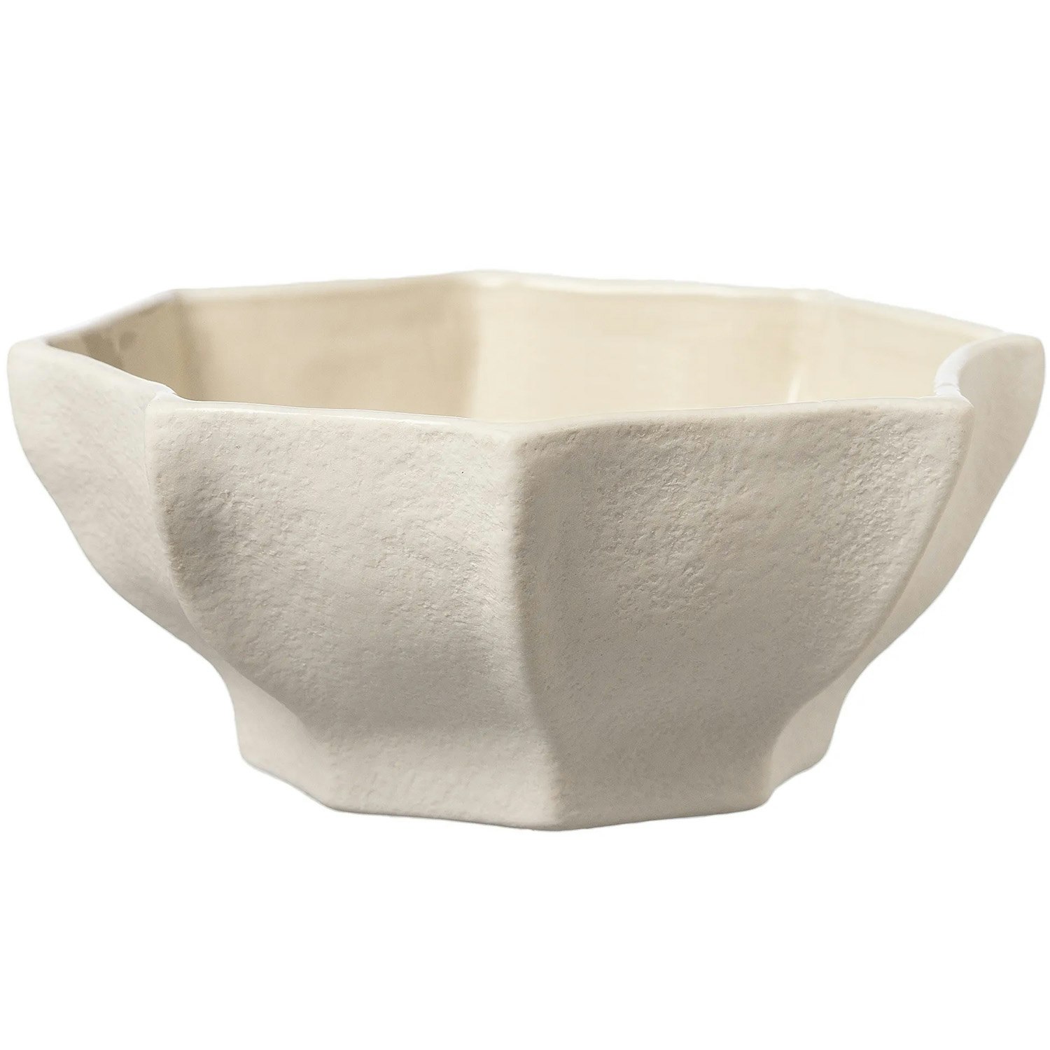 Ernst Sk&aring;l &Oslash;17 Cm -  Serveringssk&aring;ler Stengods Off-White - 246026