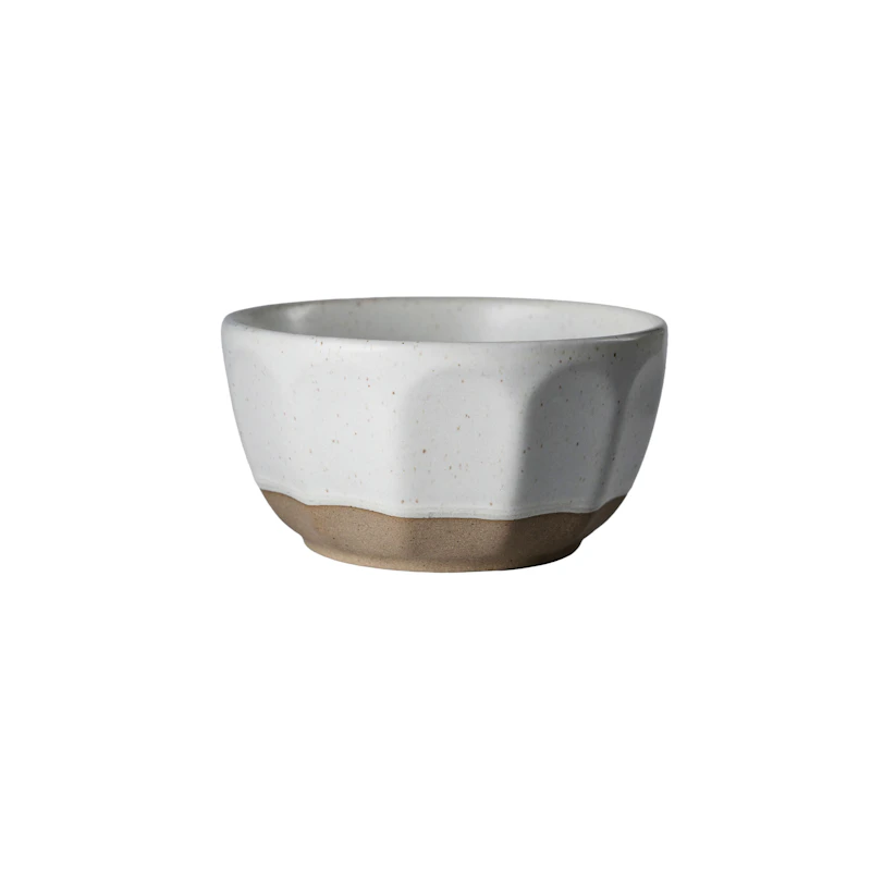 Skål 12 cm, Hvit / Natur