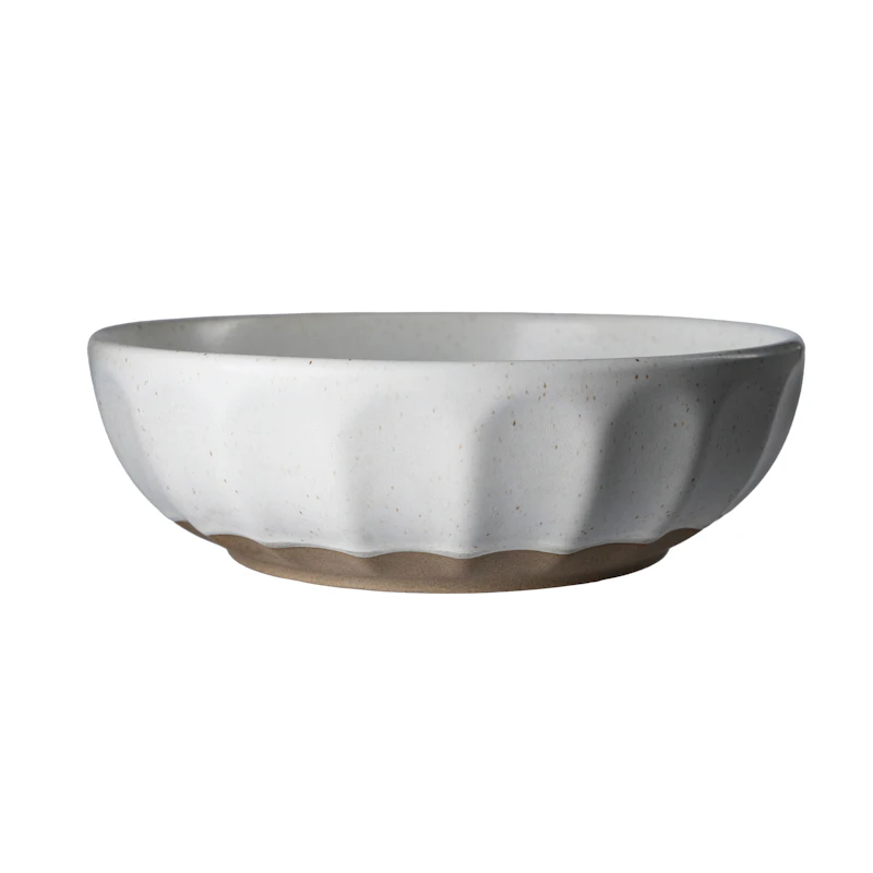 Skål 20 cm, Hvit / Natur