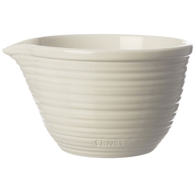 Spilkum Skål, Hvitglasert Stengods, 20 cm